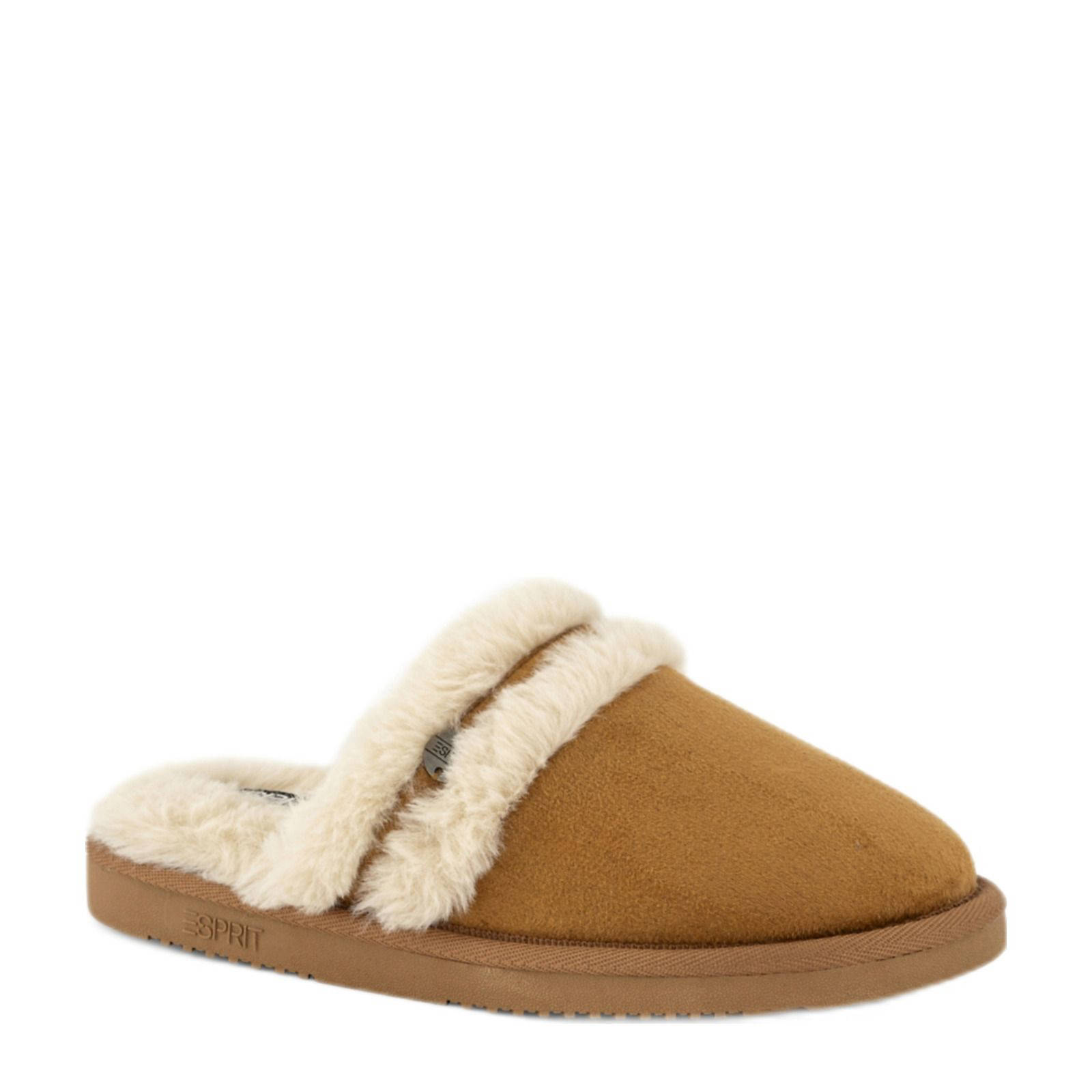 ESPRIT pantoffels cognac