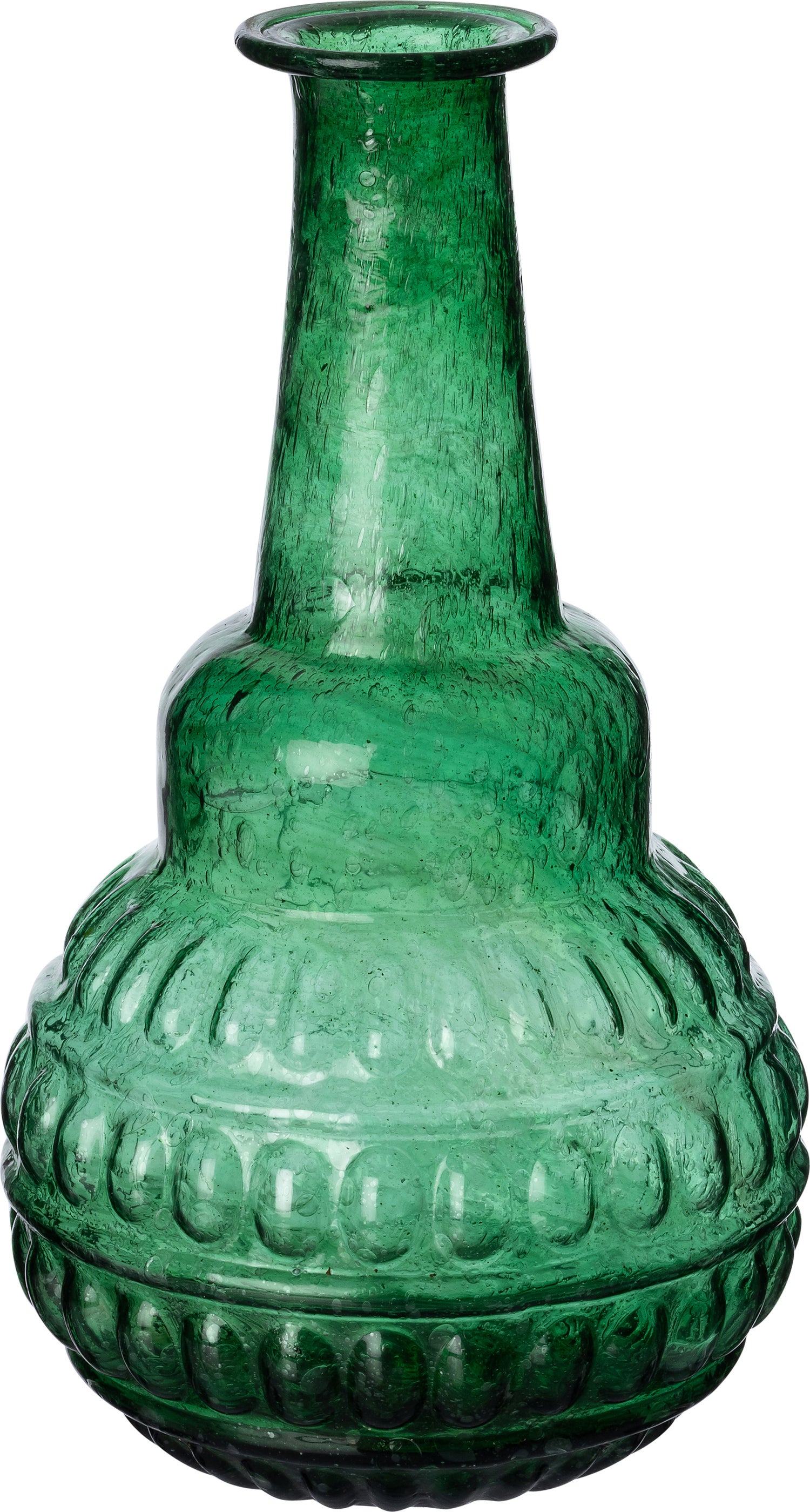 Intratuin vaas Shae donkergroen D 11 H 21 cm