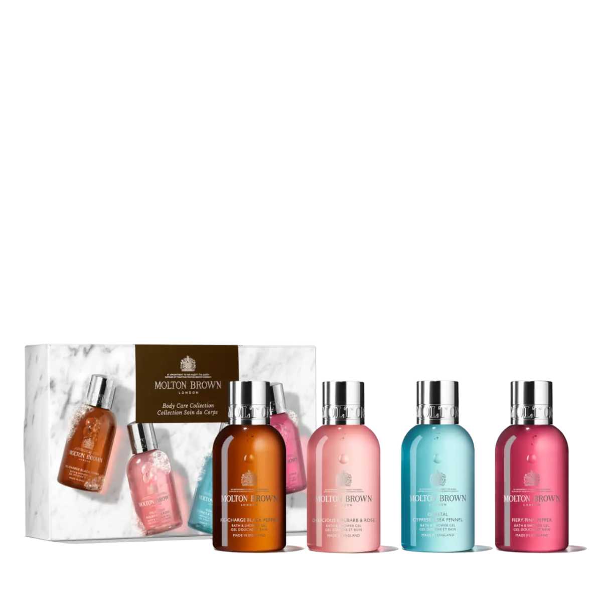 Molton Brown Woody&Floral Coffrets Gels Douche Parfumés