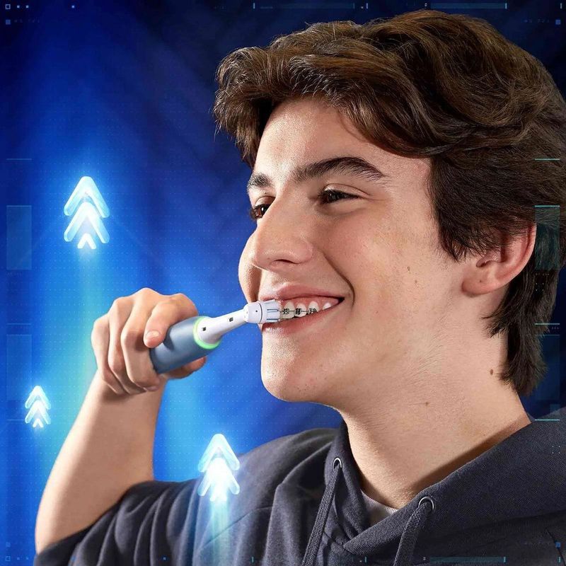 Oral B - Io Teens - Elektrische Tandenborstel - Blauw - Voor Kinderen