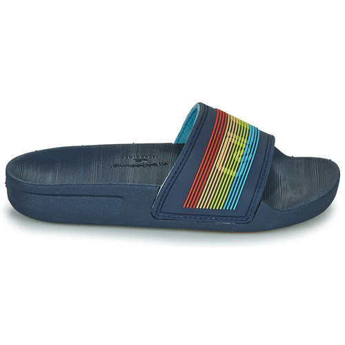 Quiksilver - RIVI WORDMARK SLIDE YOUTH - Bleu / Multicolore