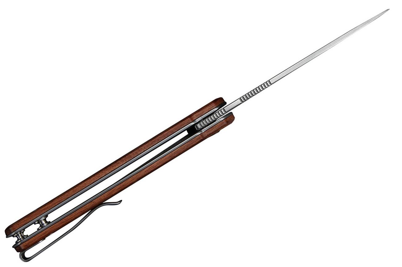 Civivi Navo C25015B-1 Satin Nitro-V, Guibourtia, zakmes, Ostap Hel design