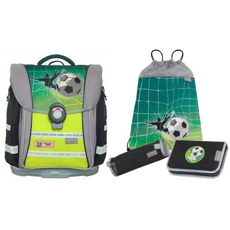McNeill Ergo Light Compact flex Schulranzenset 4-teilig League