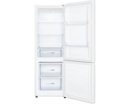 PKM KG162EWN koel-vriescombinatie, afmetingen (B x H x D): 49,8 x 145,5 x 51,5 cm, koelgedeelte: 120 l, vriesgedeelte: 42 l