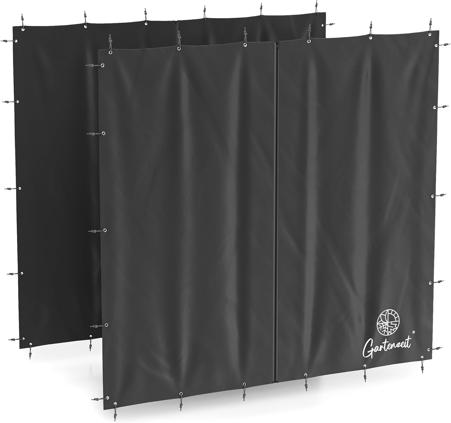 Gartenzeit® Kaminholzregal Außen XXXL 186x105x185cm – 3,45m³, 5,25SRM, Metallrahmen 30x30mm, Metalldach, feuerverzinkt, 105cm tief, Brennholzregal Holzstapelhilfe Holzunterstand Außen… (FH_003)