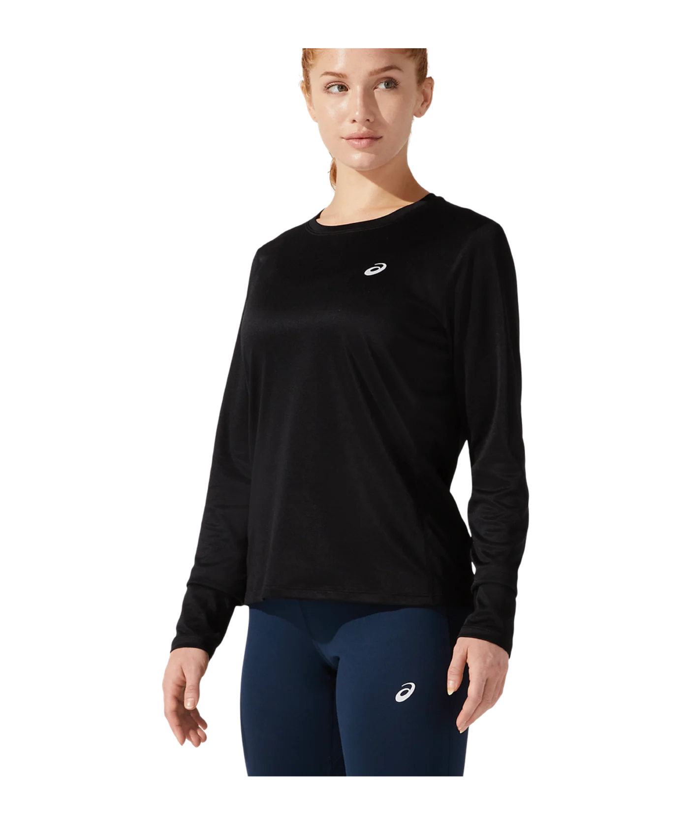 Asics Core Sweatshirt Damen Schwarz F001
