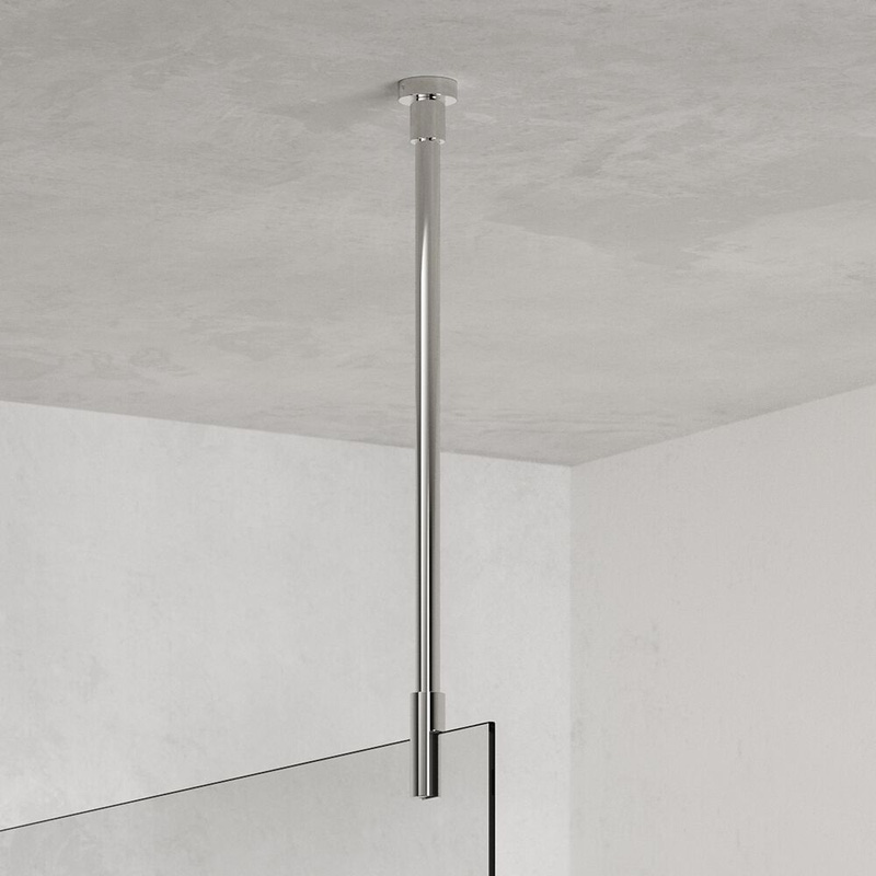 Sealskin plafondsteun 80 cm (universeel) zilver hoogglans