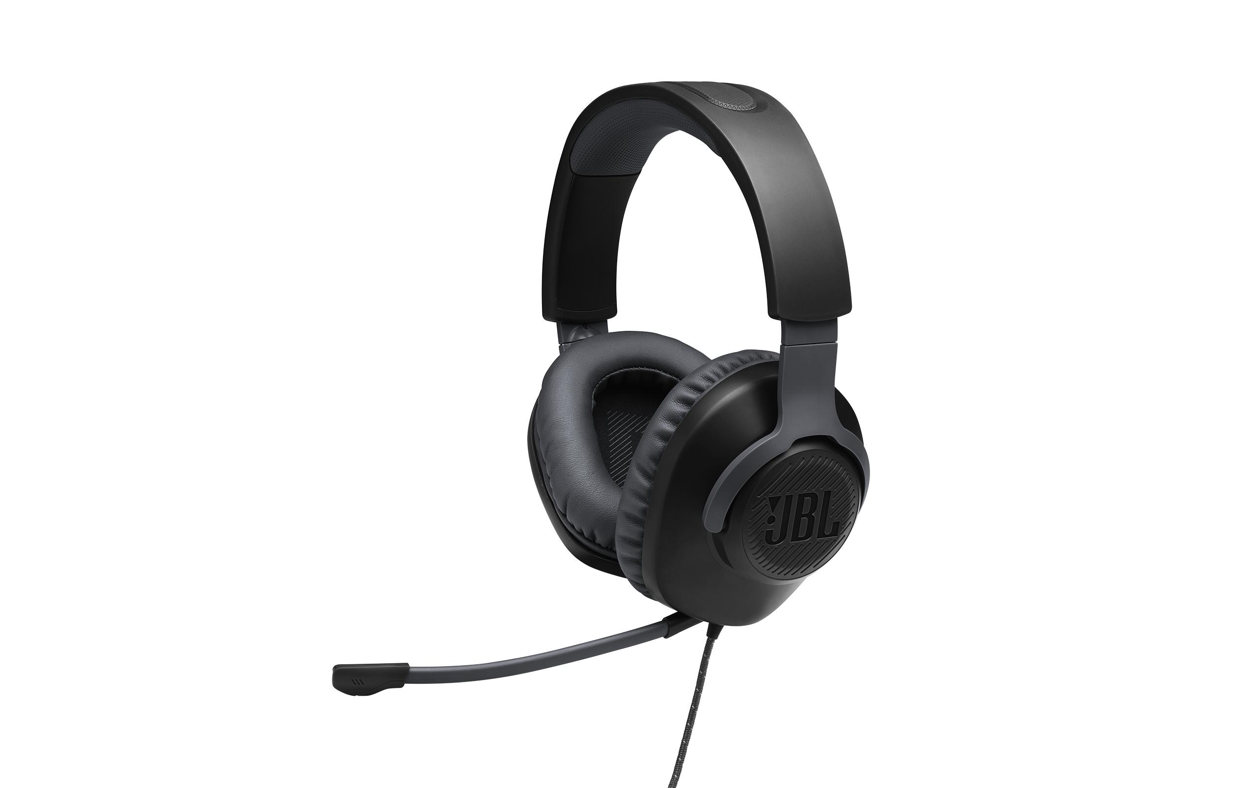 Headset Quantum 100 SchwarzKabelgebundenes Over-Ear-Gaming-Headset mit abnehmbarem Mikro