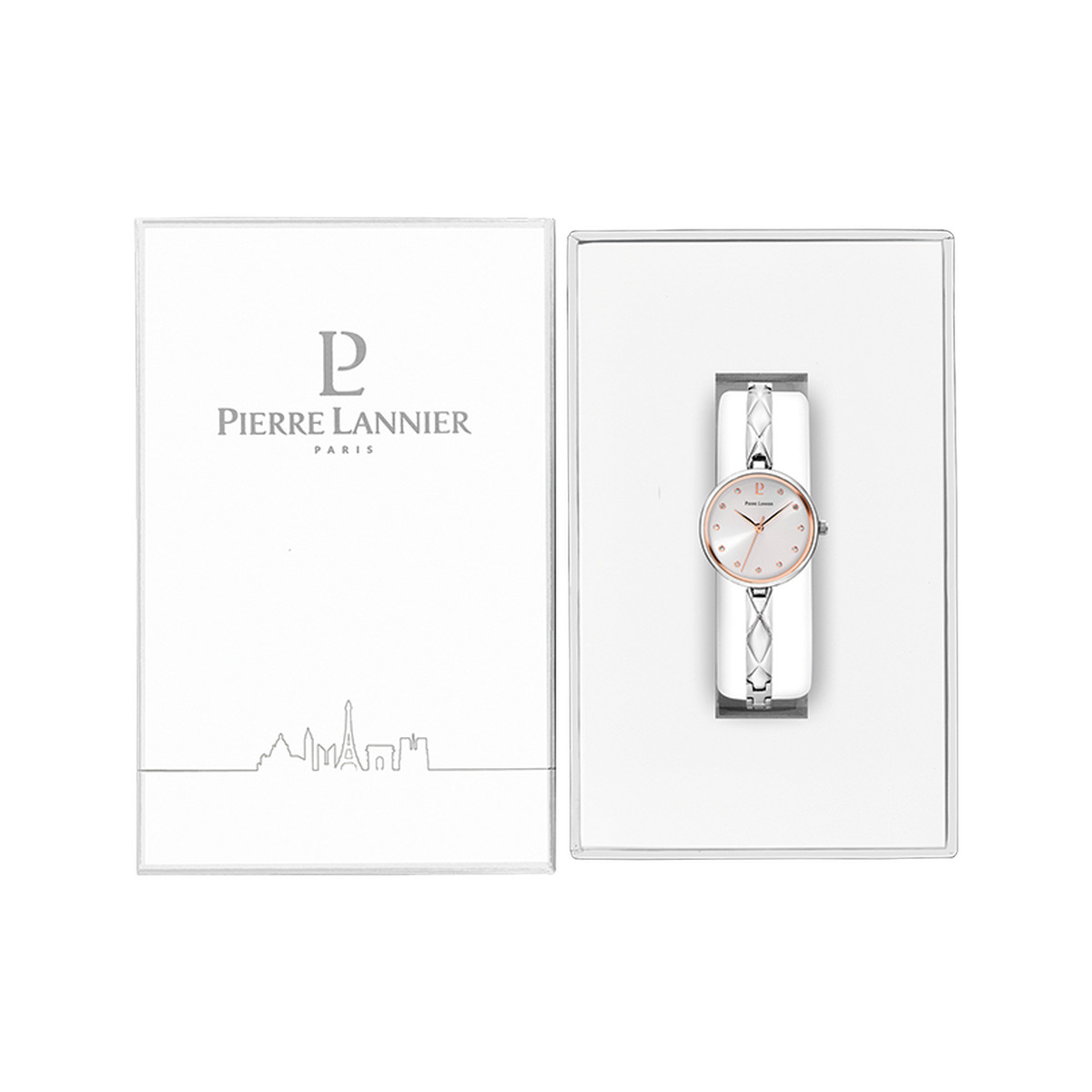 Montre PIERRE LANNIER Leia femme bracelet acier argent