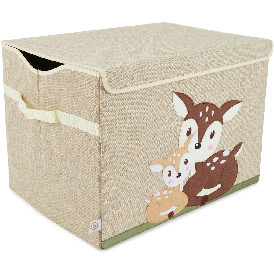 bieco Aufbewahrungsbox braun mit Deckel