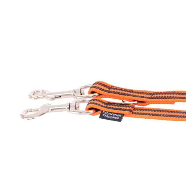 Laisse réfléchissante souple multipositions - 2 m