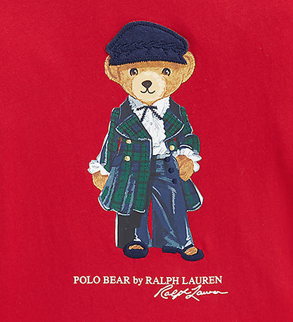 Polo Ralph Lauren Bluse - Rot m. Kuscheltier