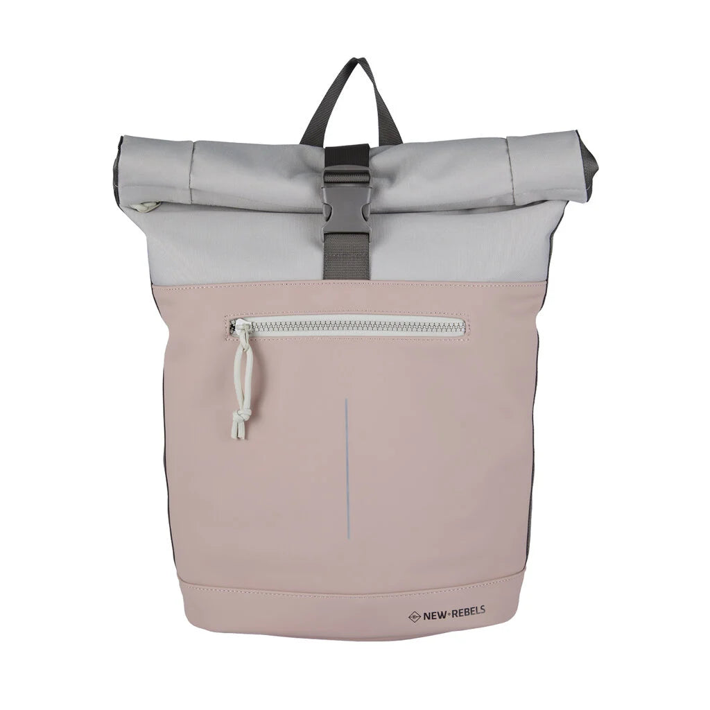 Waterafstotende rugzak 'Mart' roze/beige 16L Roze/beige