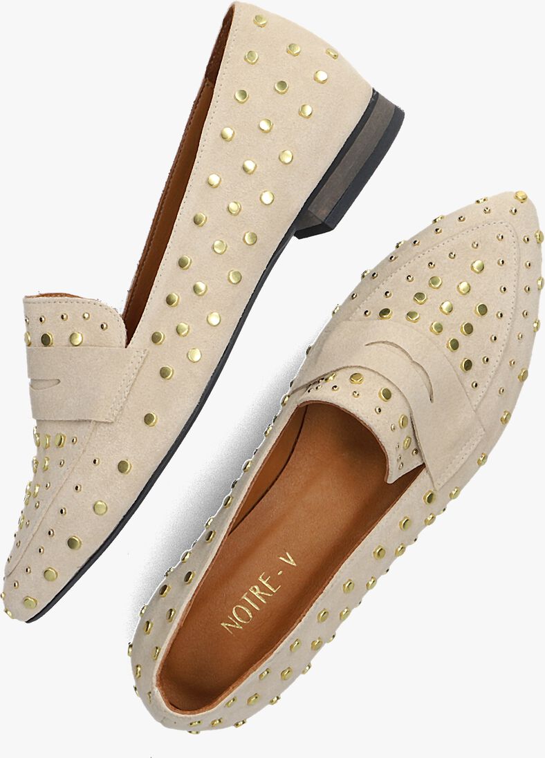 NOTRE-V beige notre-v loafers 20046-04