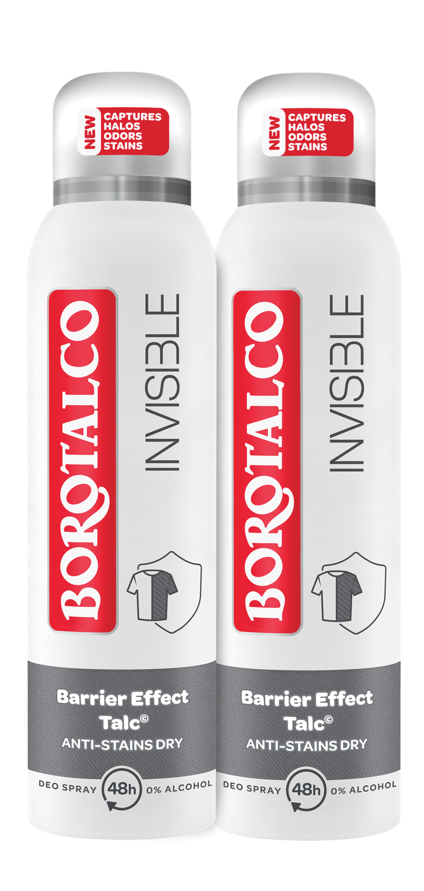 BOROTALCO Deo Invisible<br>2 × 150 ml, Spray, Spray