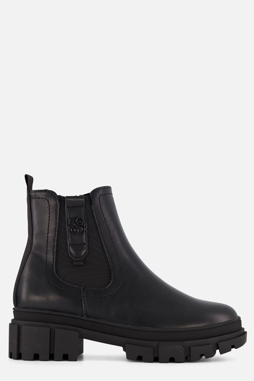 S.Oliver Chelsea boots zwart Synthetisch
