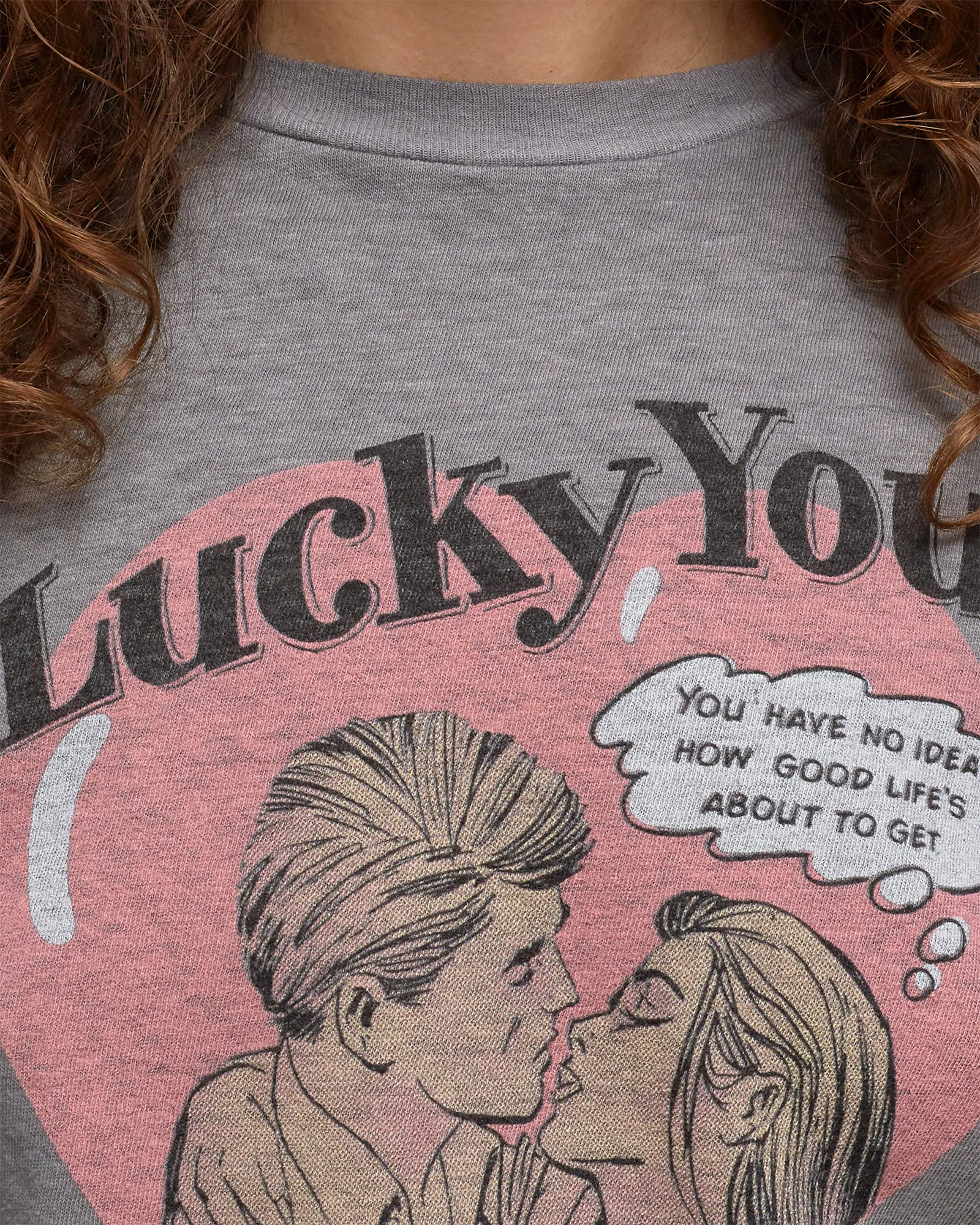 Re/Done CLASSIC TEE LUCKY YOU