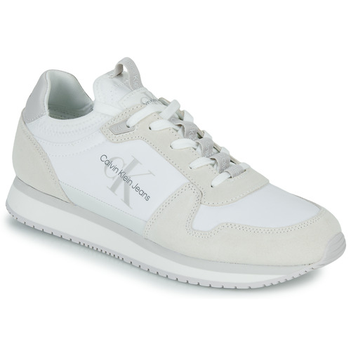 Calvin Klein Jeans - RUNNER SOCK LACEUP NY-LTH - Blanc