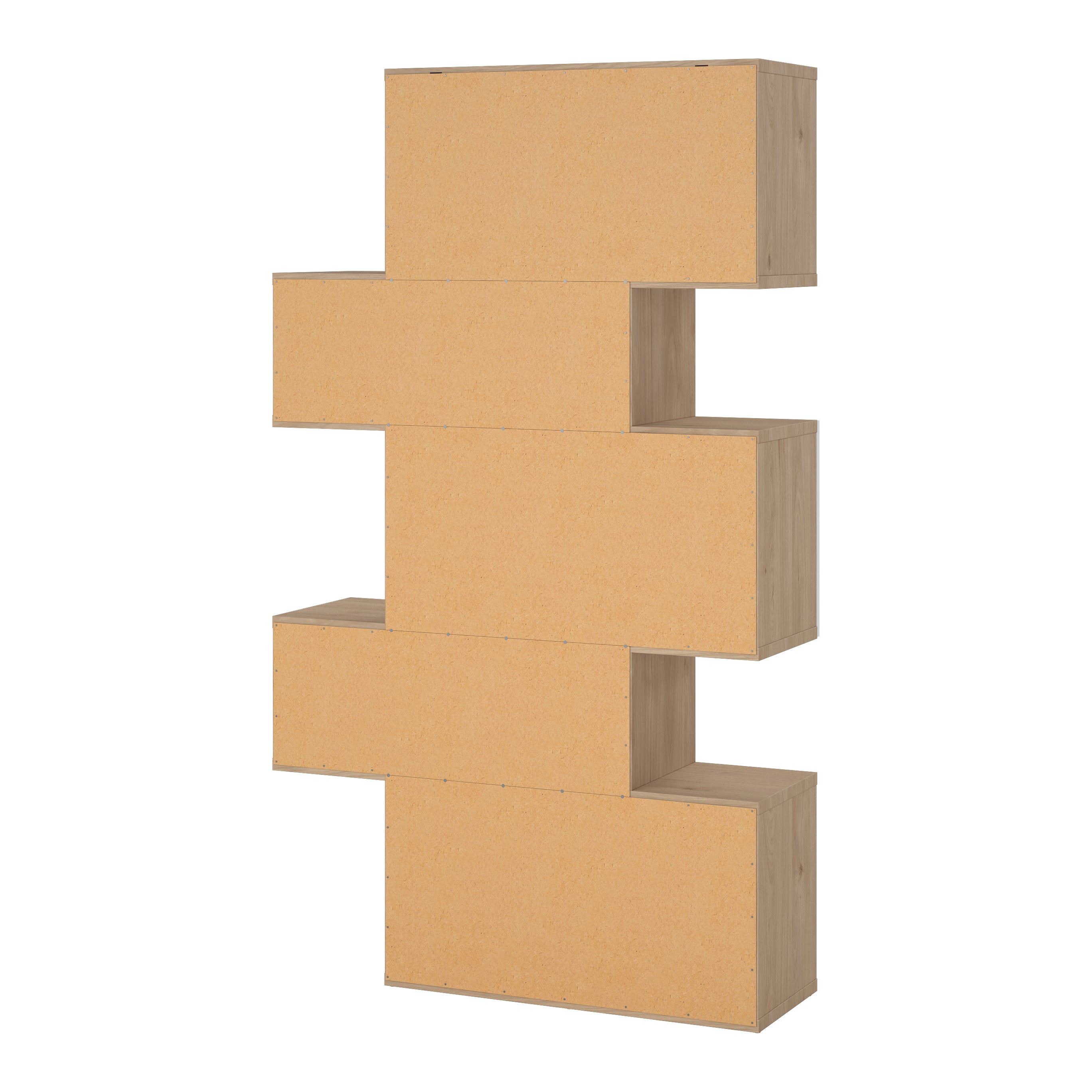 by fonQ basic Puzzle Boekenkast Asymmetrisch - Wit