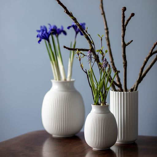 Lyngby Porcelæn Lyngby Vase, Hvid, 15 cm