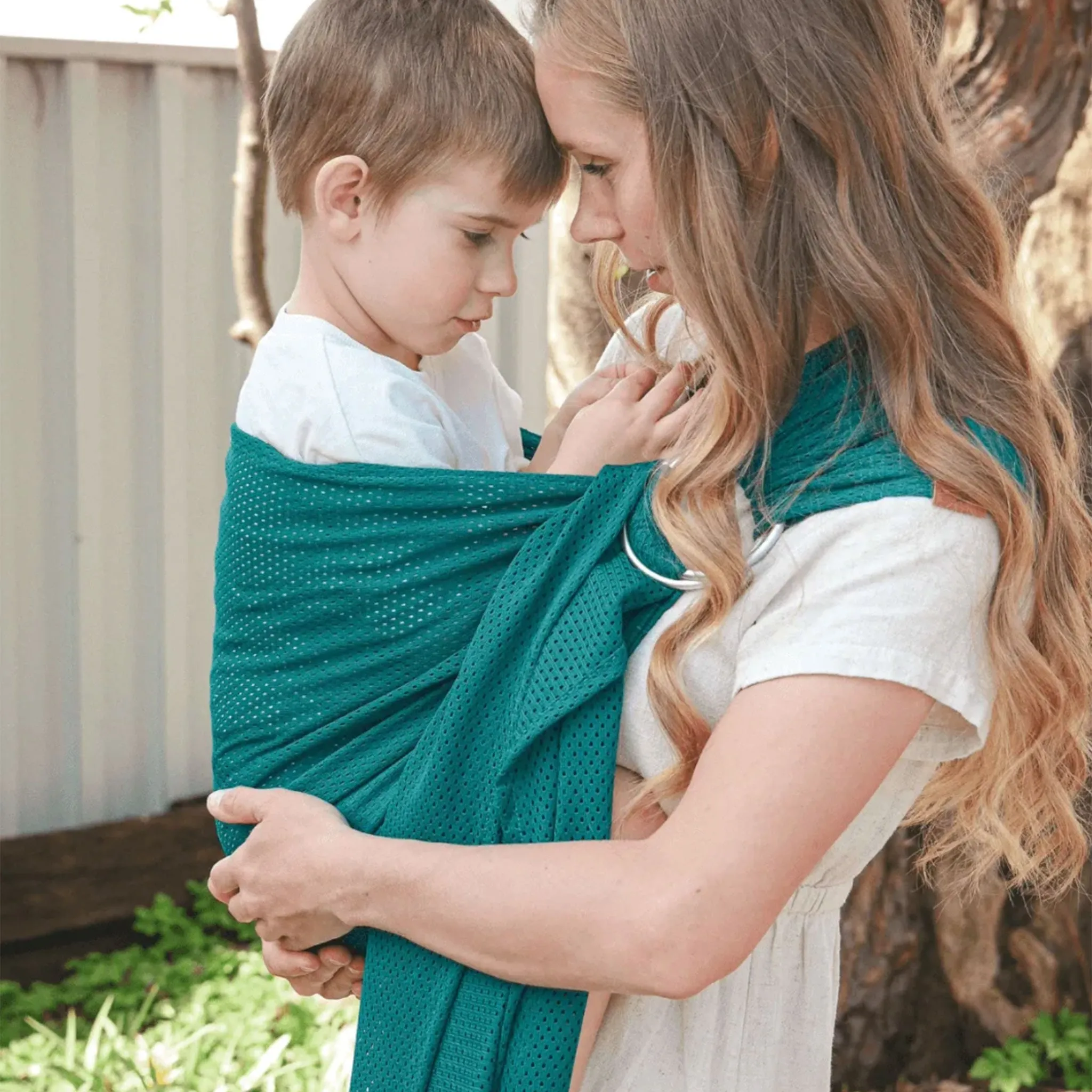 Maman Kangourou Ring-Sling d'Eau - Turquoise