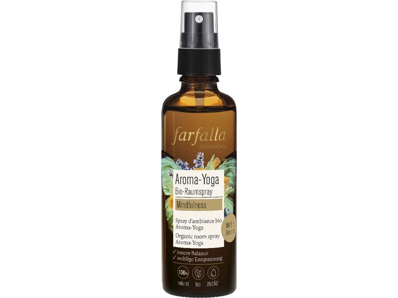 Farfalla Raumspray Mindfulness Aroma-Yoga 75 ml Entspannender Duft für Yoga-Übungen