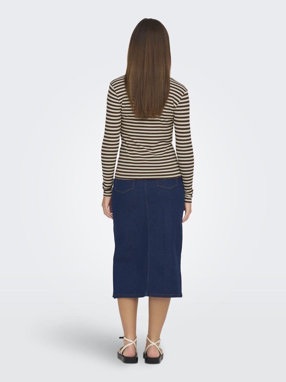 JDYFRANSISKA Top Whitecap Gray