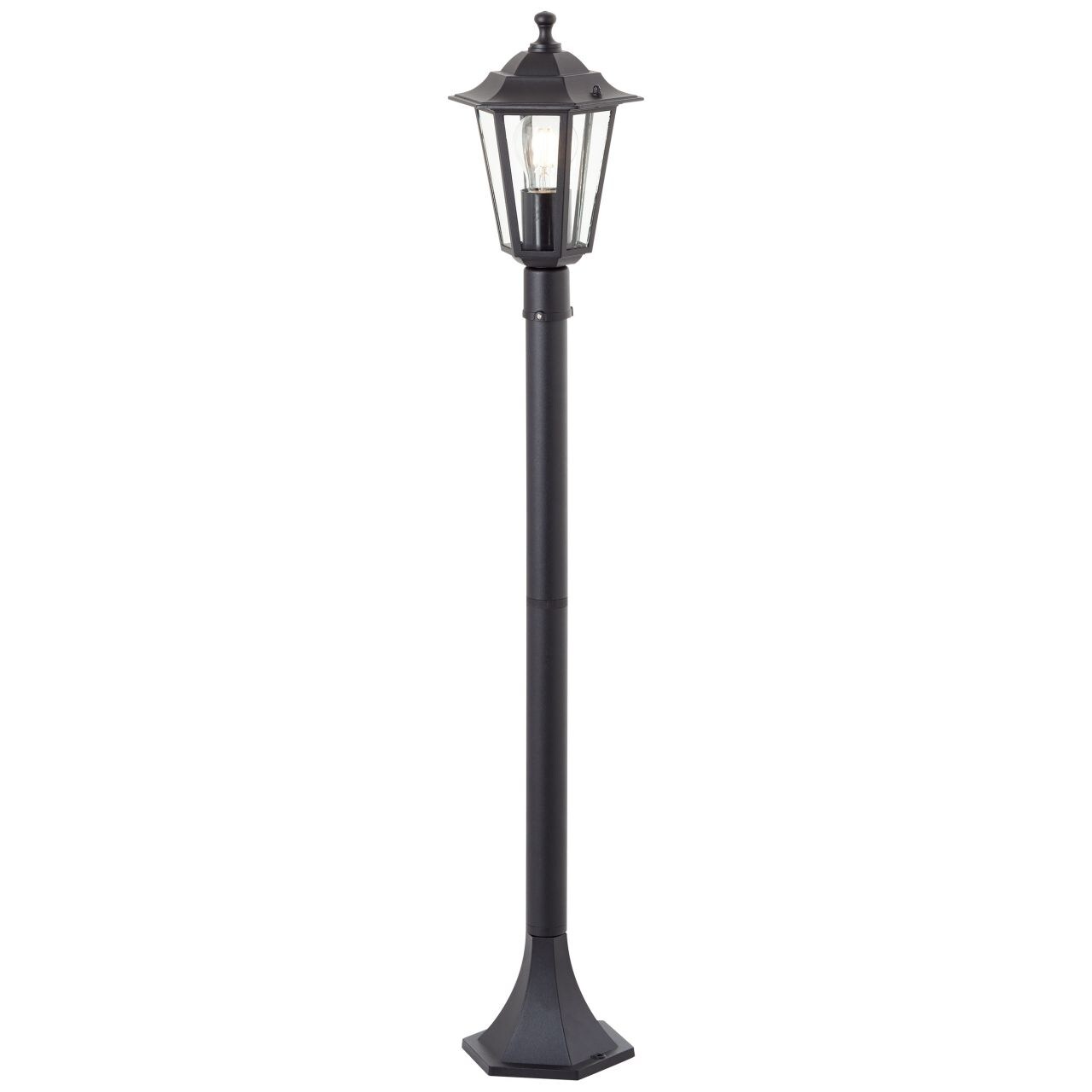 BRILLIANT Carleen Außenstandleuchte 100cm schwarz | 1x A60, E27, 60W, geeignet für Normallampen (nicht enthalten)