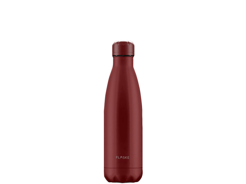 FLASKE 500 ml  RVS Drinkfles - Lava
