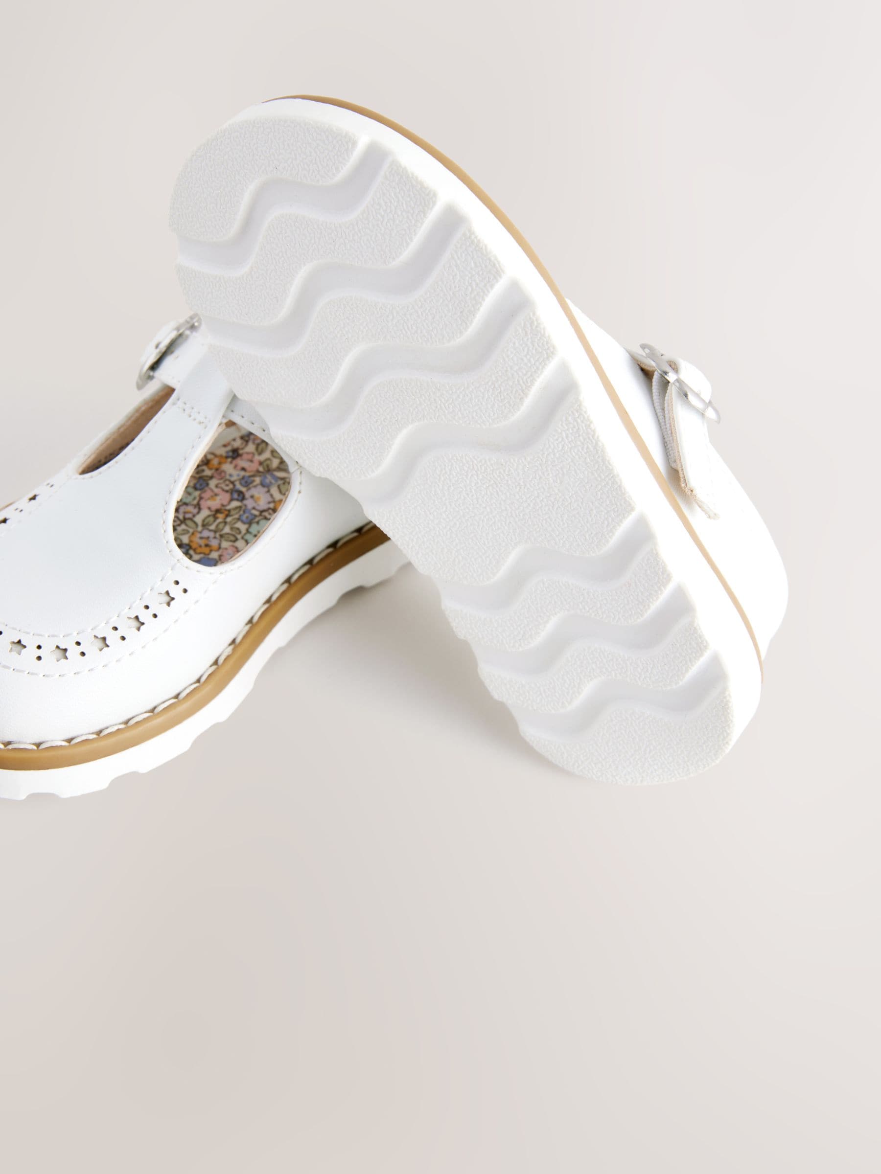 Wit - Schoenen met T-bandje