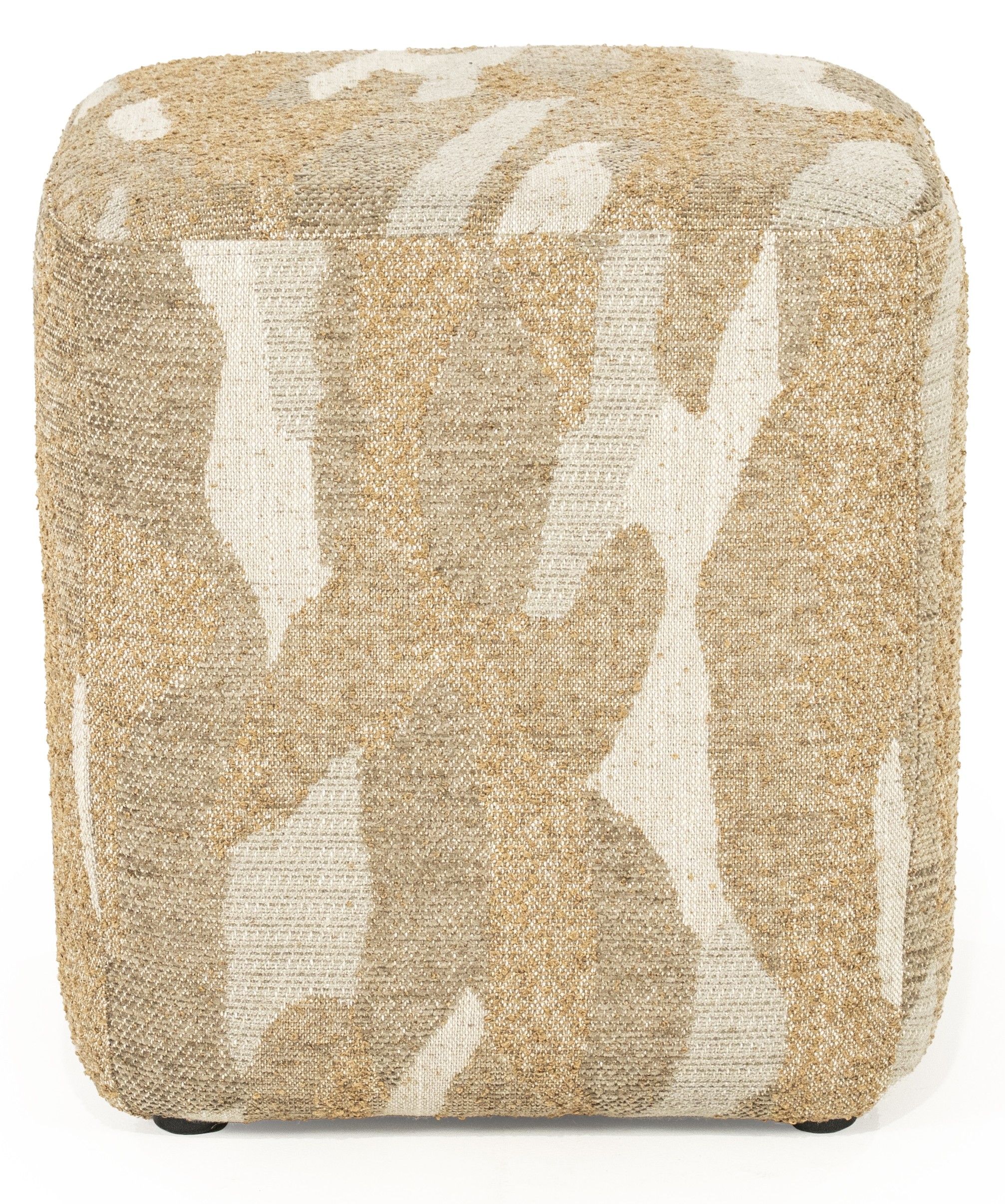 Poef Taupe 250221 Rytm B43 x D43 x H46 cm
