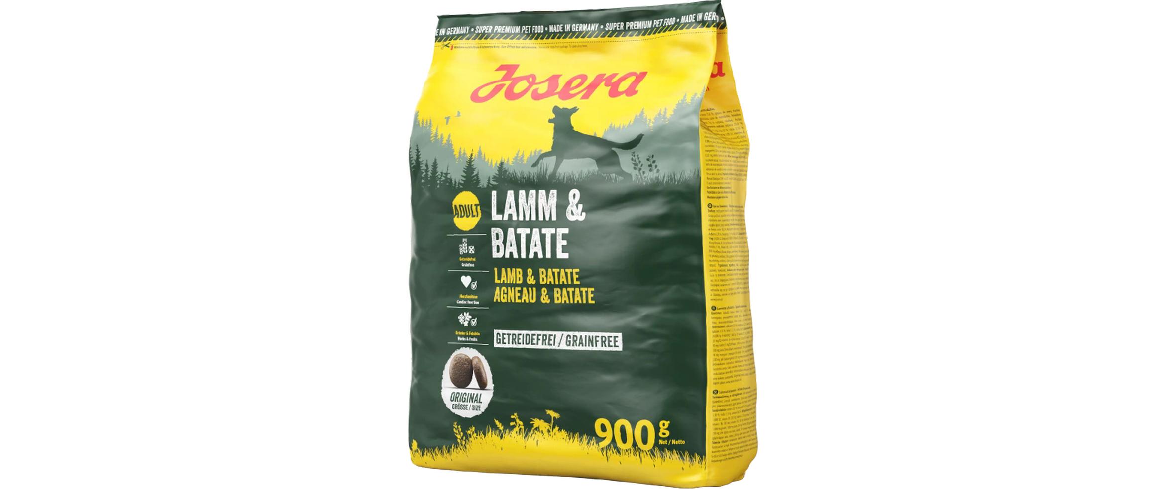 Trockenfutter Lamb & Batat, 900 gAlleinfuttermittel für ausgewachsene Hunde