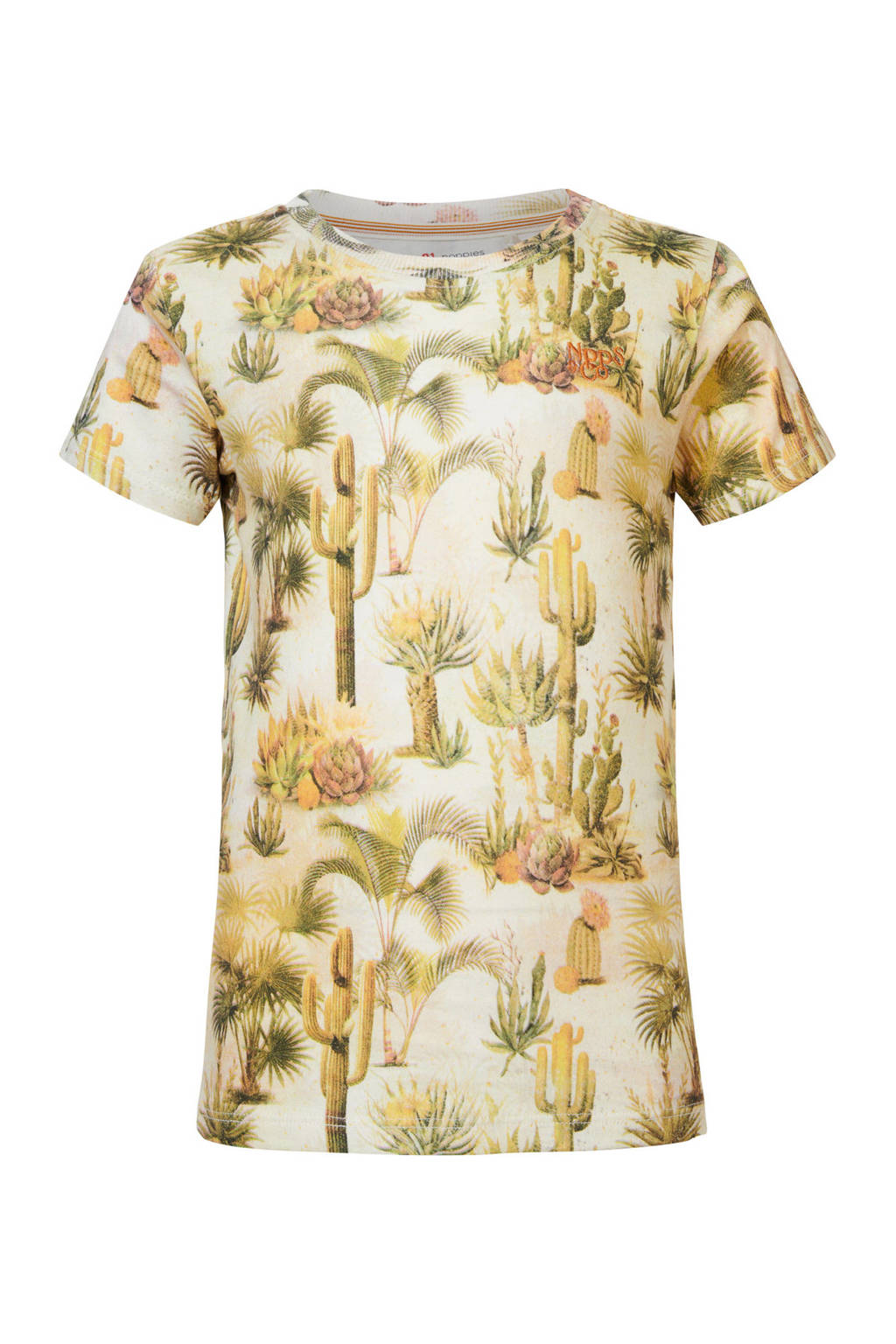 Noppies T-shirt Decherd \ met all over print groen