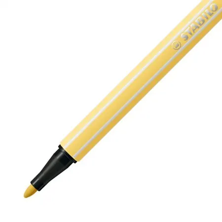 Premium-Filzstift - STABILO Pen 68 - Einzelstift - hellgelb