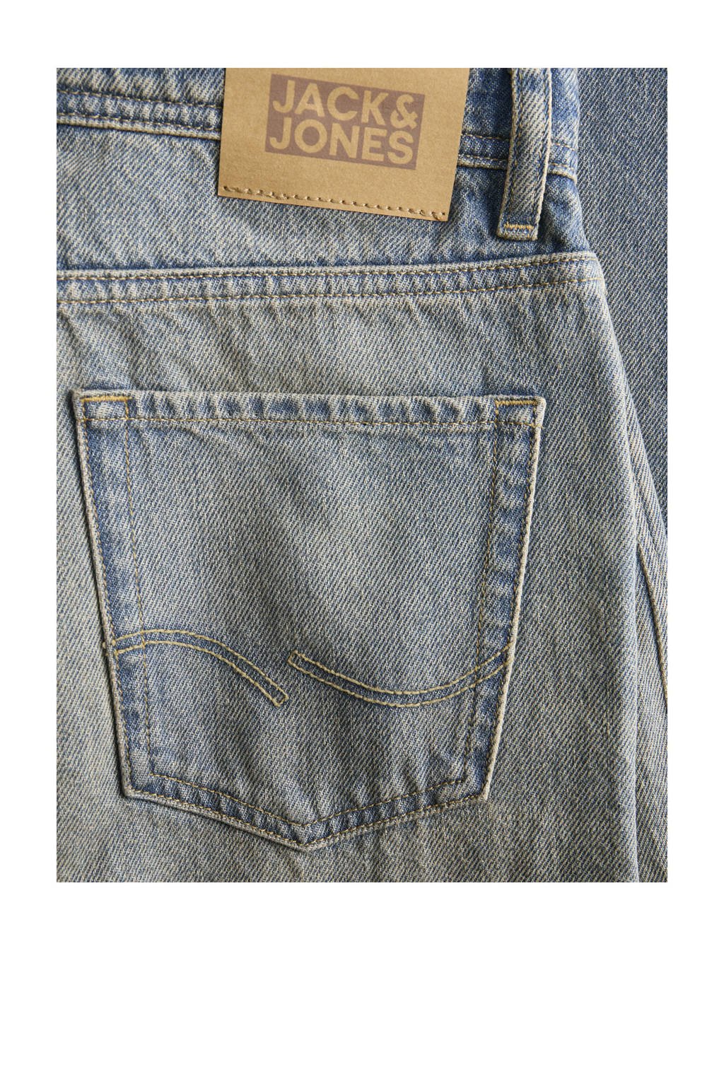 JACK & JONES JUNIOR baggy high waist baggy jeans medium blue denim