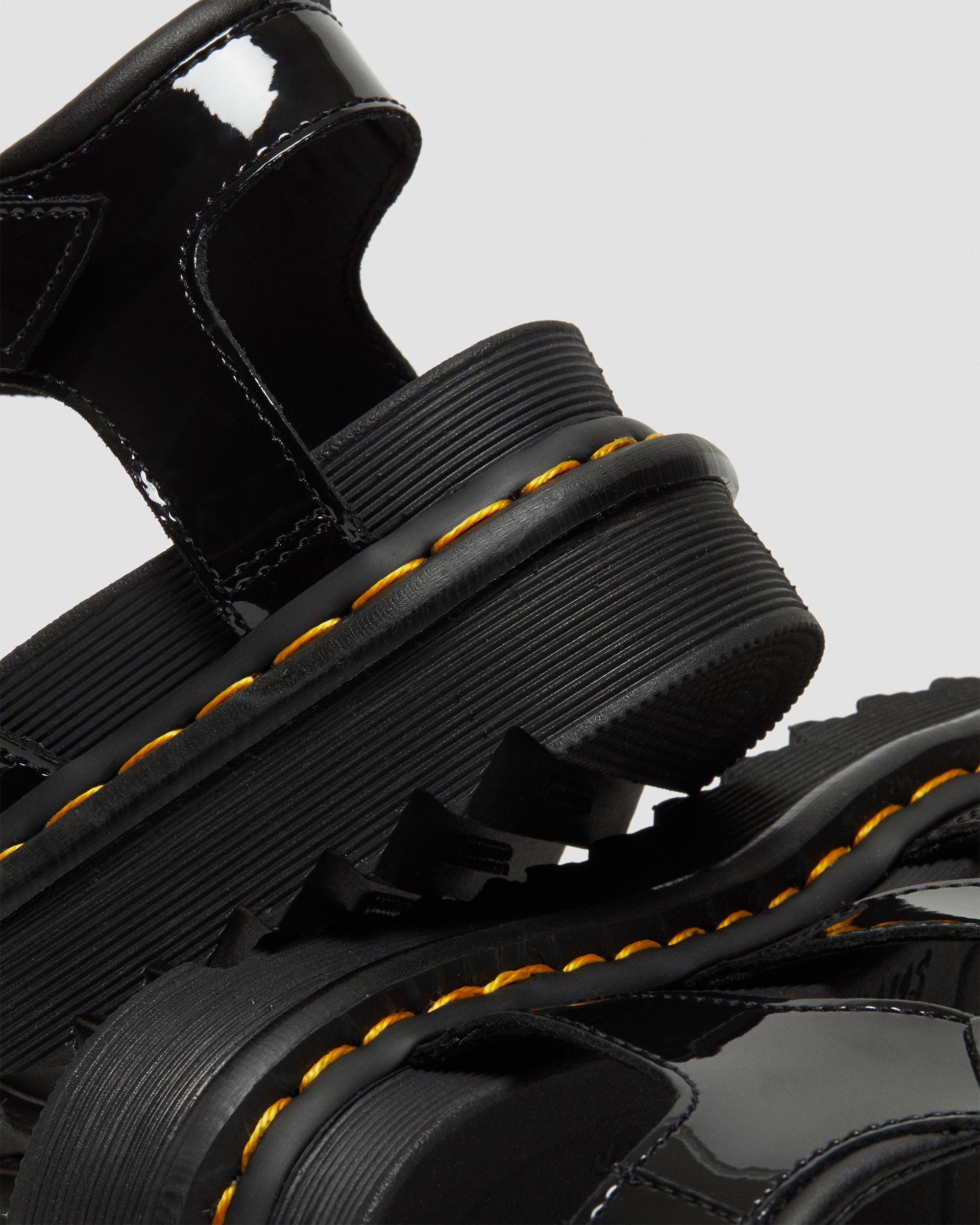 Blaire Lackleder Gladiator Sandalen