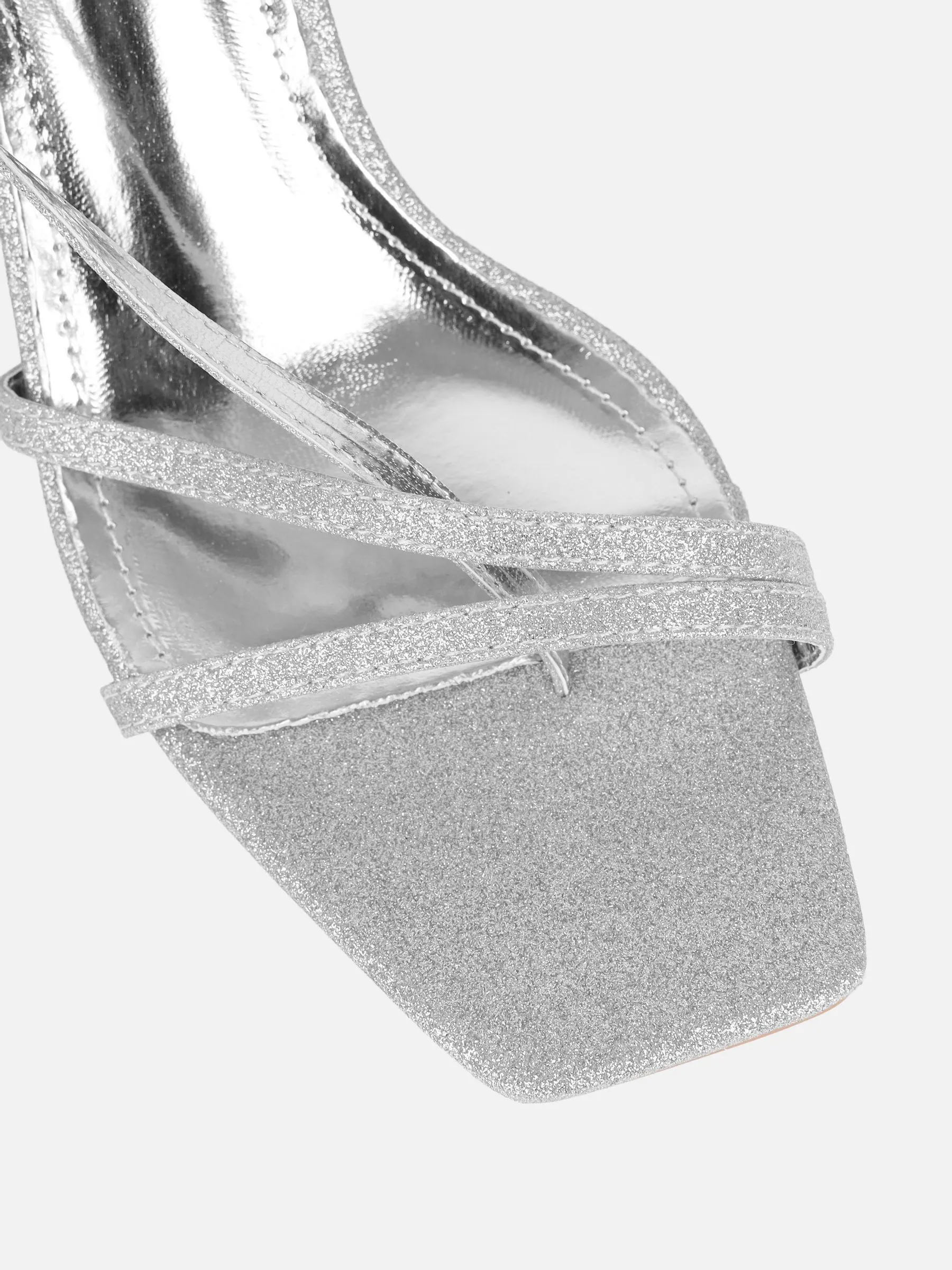 Zilver - Simmi London Pollis Strappy Heeled Sandals