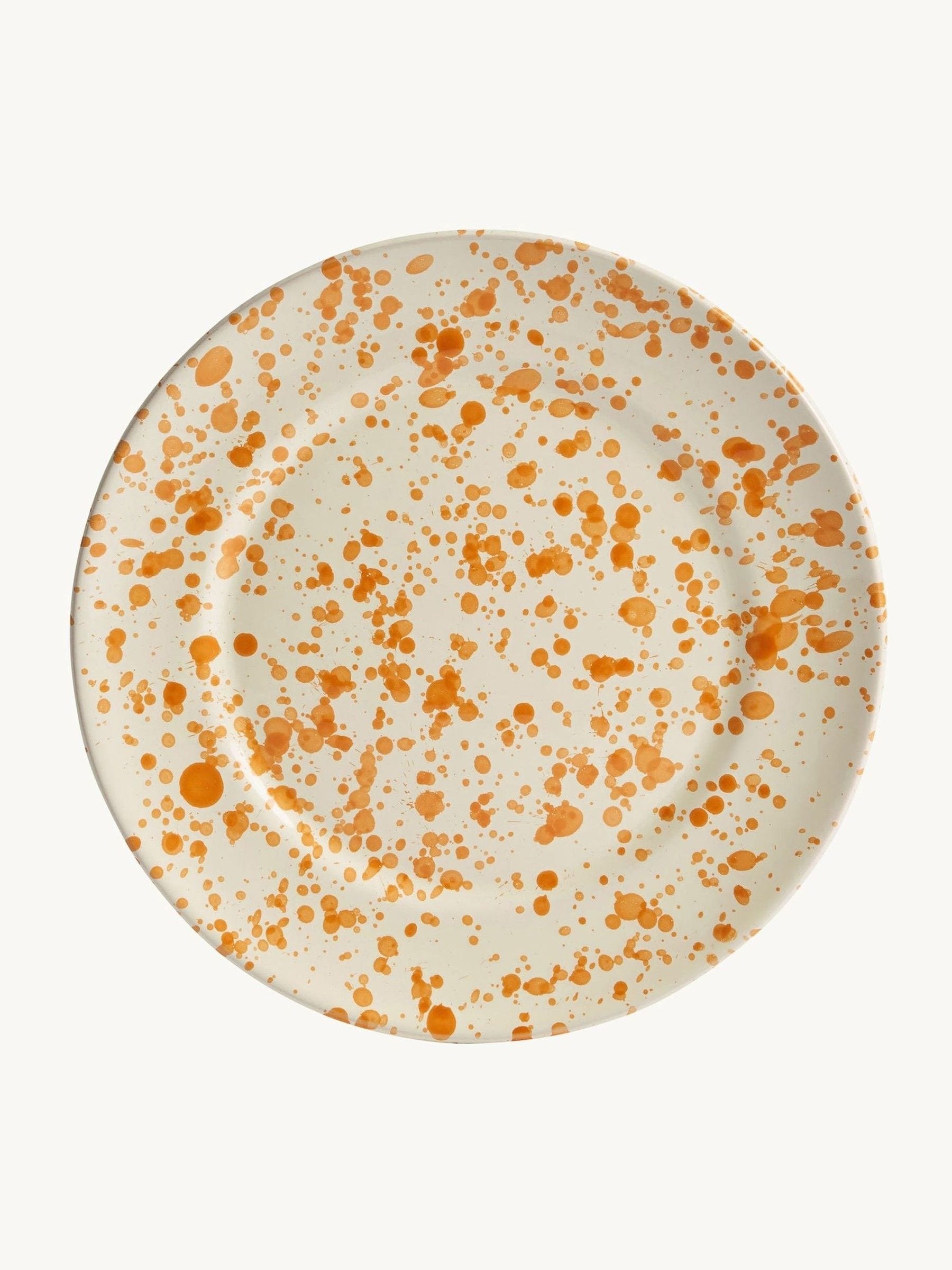 Hot Pottery 12 Piece Splatter Signature Dinner Set