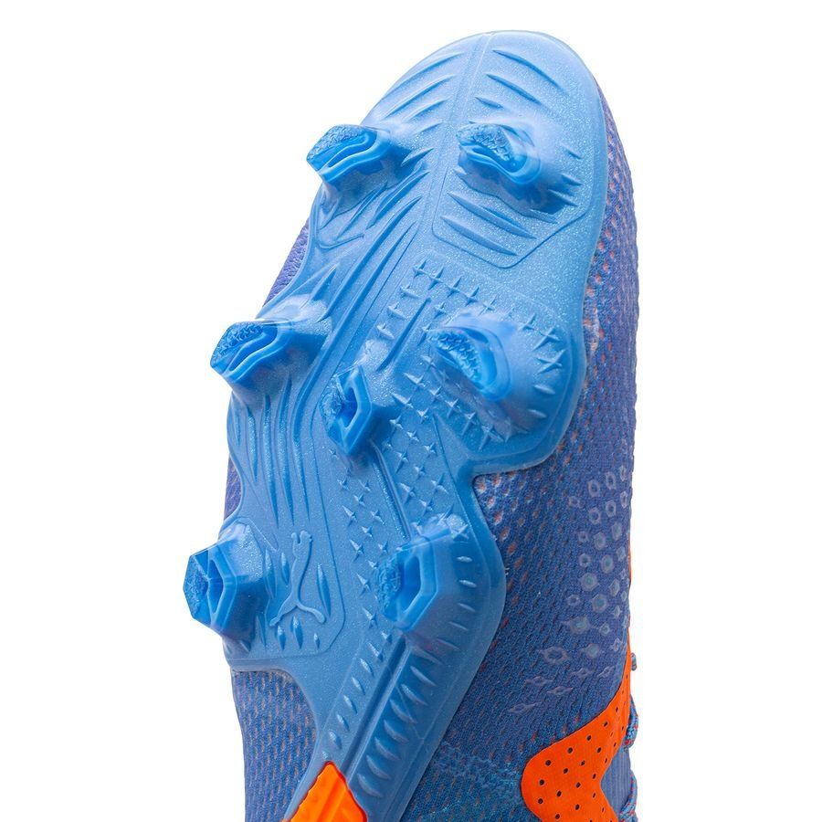 PUMA Future Ultimate FG/AG Supercharge - Bleu/Blanc/Orange