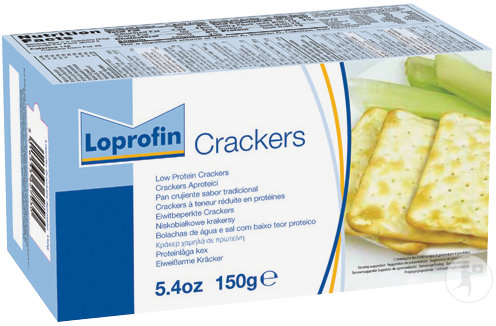 Loprofin Crackers À Teneur Réduites En Protéines Boite 150g