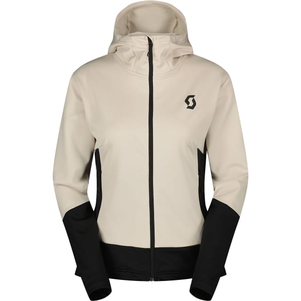 Veste polaire SCOTT DEFINED MID ZIP W'S HOODY DUST WHITE/BLACK