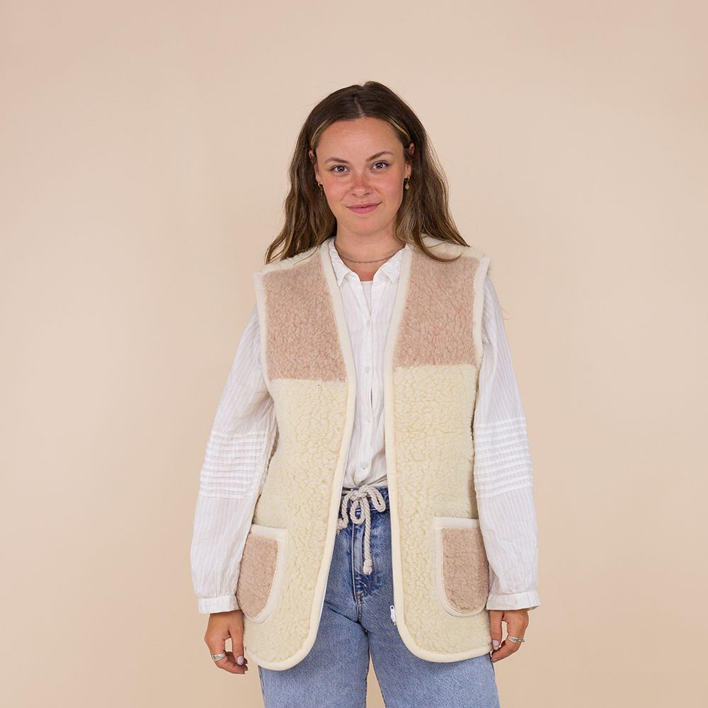Moonrise dames bodywarmer wol Ayla rits