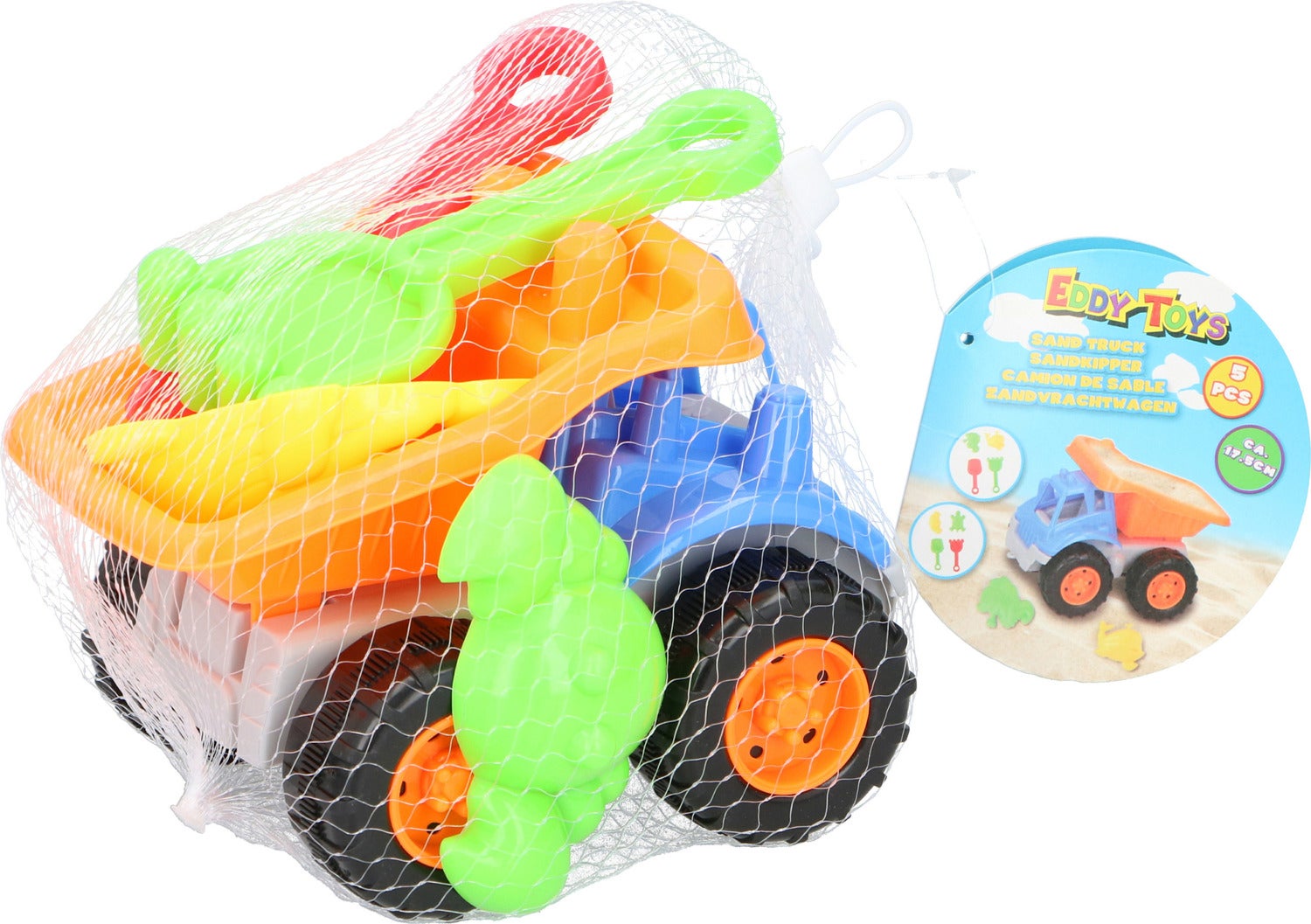 Eddy Toys zandvrachtwagen 5-delig