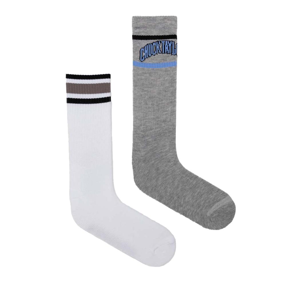 Converse Chaussettes Grises/Blanches Homme Converse E1236H