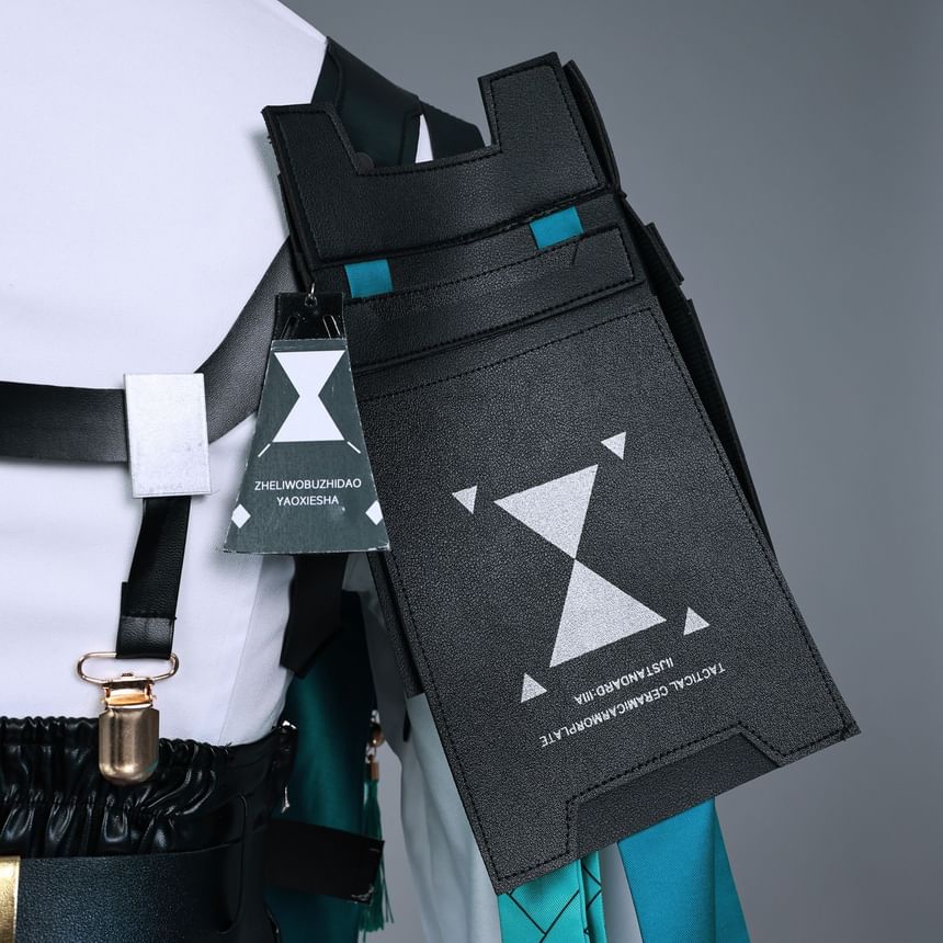 Custaplayu - Zenless Zone Zero Tsukishiro Yanagi Cosplay Kostuumset / Pruik / Schoenen