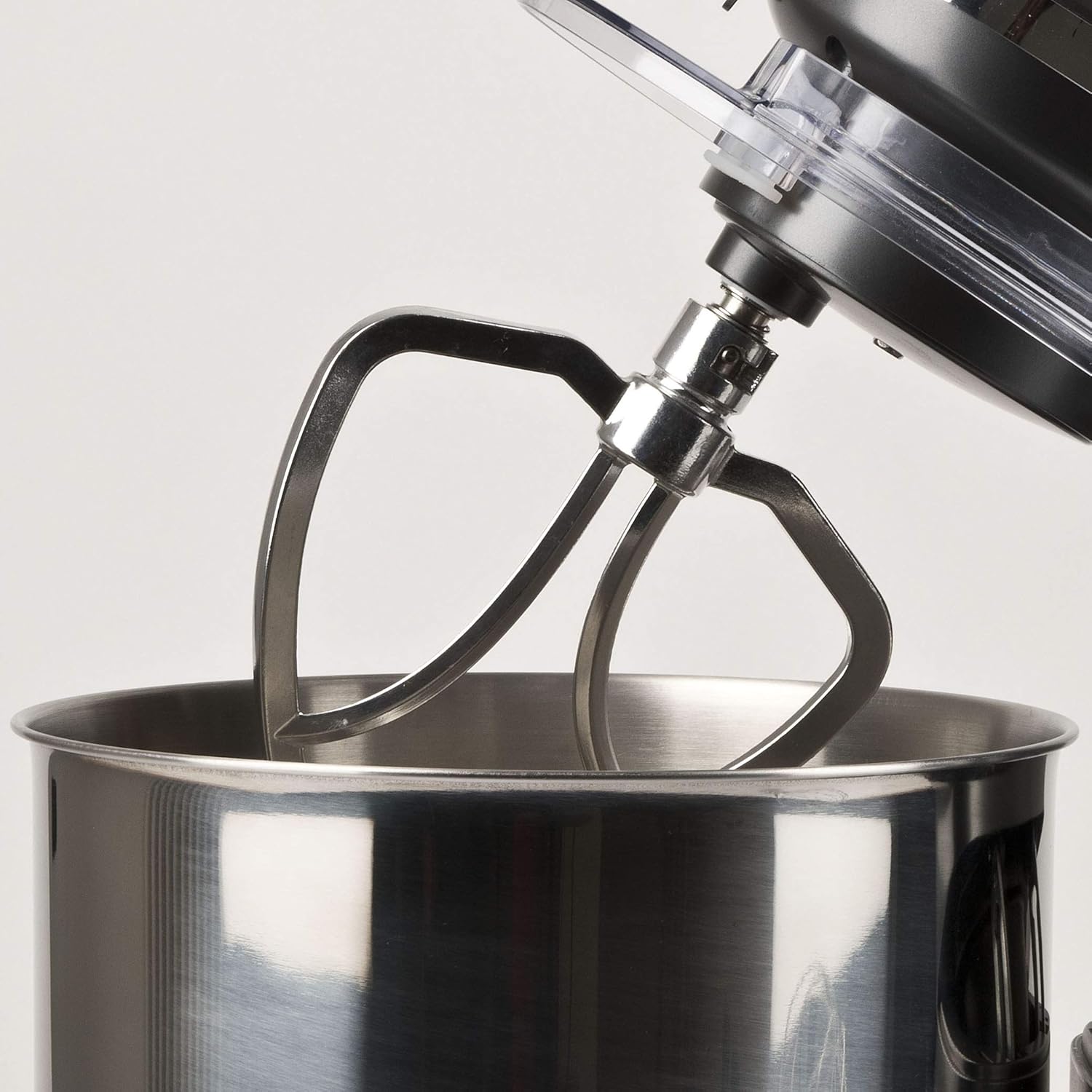 Girmi IM46 Küchenmaschine, 1800 W Max, 8 Liter, 6 Geschwindigkeiten, Pulse, Edelstahlschüssel, Sicherheitsvorrichtung, Zubehör inklusive, Anthrazitgrau