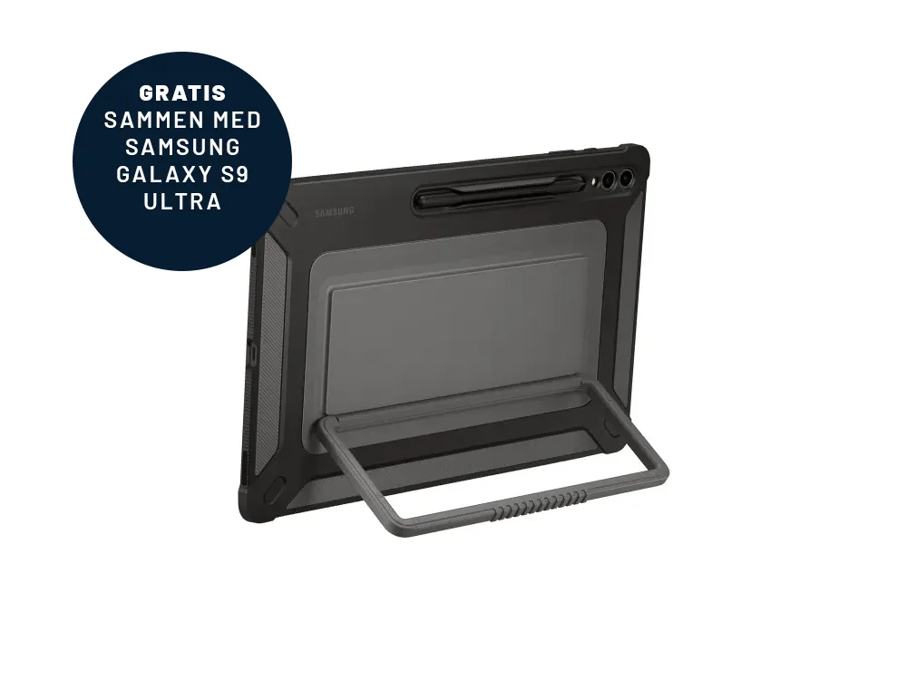 Samsung EF-RX910 - Bagsidecover til tablet - udendørs - titan - for Galaxy Tab S9 Ultra