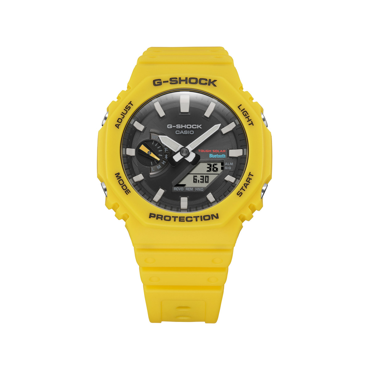 Montre G-SHOCK homme bracelet résine jaune