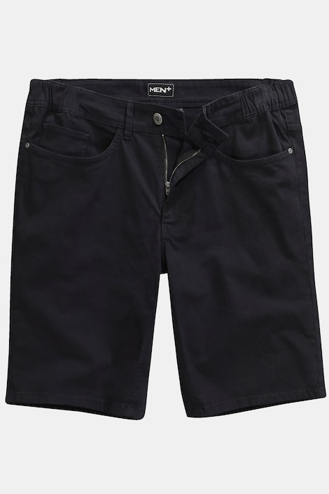 Men+ Jeans-Bermuda, teilelastischer Bund, bis 72