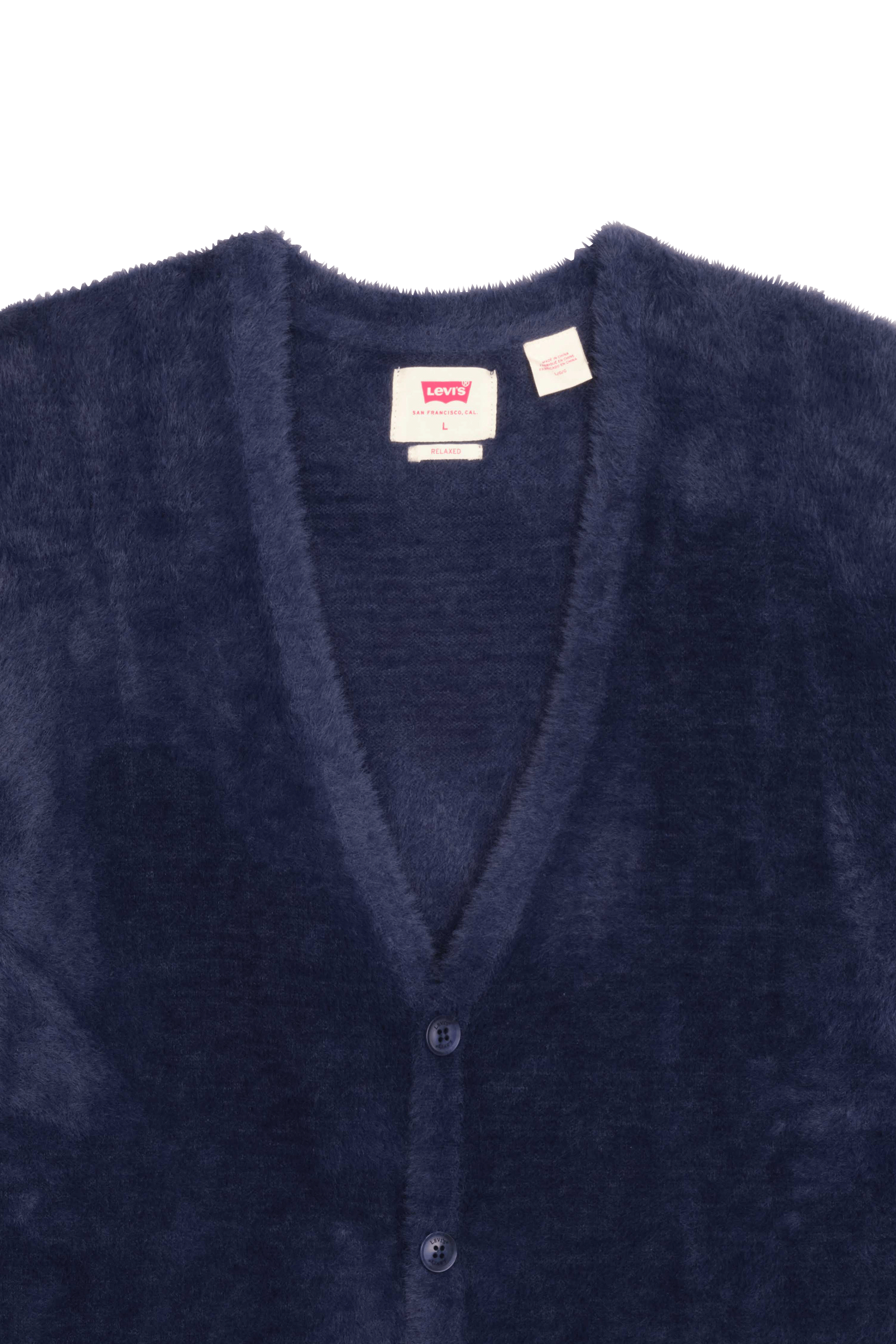 LEVI'S Cardigan FLUFFY SWEATER CARDIGAN Bleu